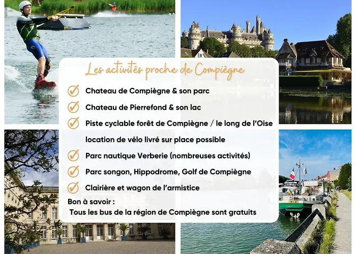 Guest house Reve - Sdb Wc Privatif - Entree Autonome - Grande Tv Netflix Compiegne